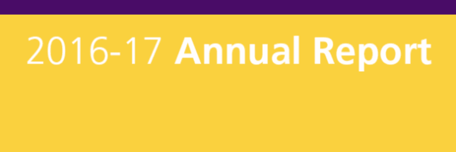 2016-2017 annual report cover