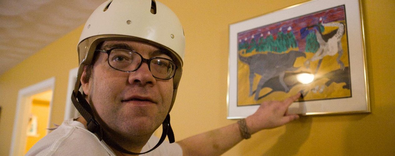 bridgewell client pointing at artwork