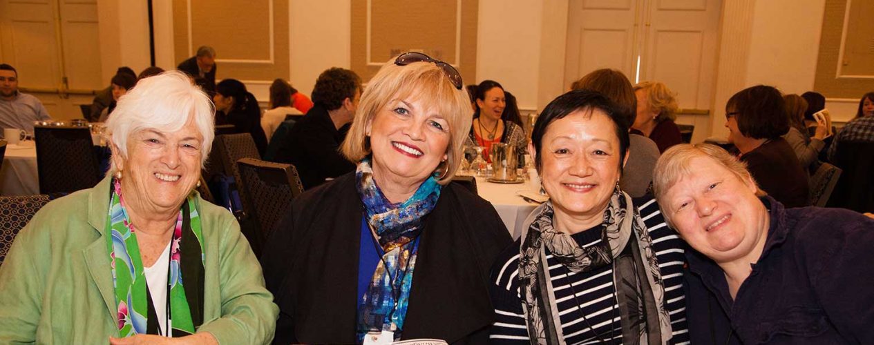 Group photo of table at bridgewell gala