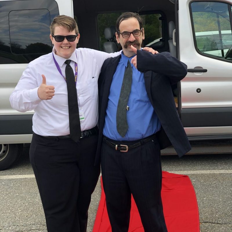 Walter with Molli Marshall, Roseway PD