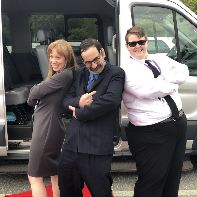 Walter with Liz & Molli