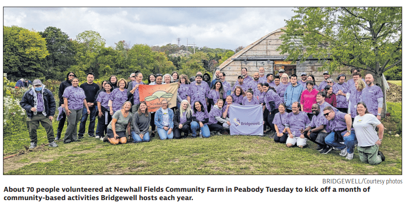 Bridgewell kicks off month of community with day of service - Bridgewell